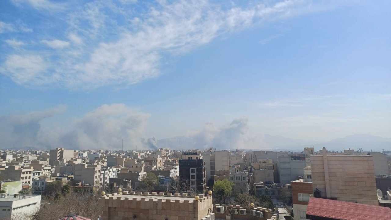 صدای انفجار شدید در شرق تهران 