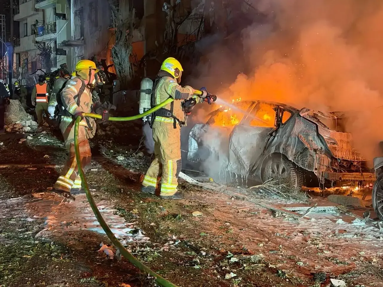 شب اول جنگ در تل‌آویو