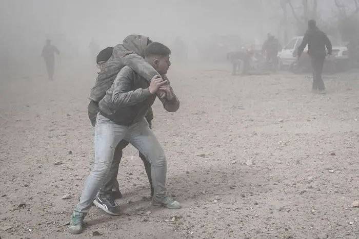 تصاویری دلخراش از حمله دیروز اسرائیل