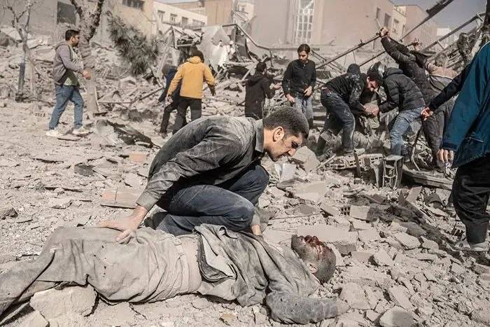 تصاویری دلخراش از حمله دیروز اسرائیل