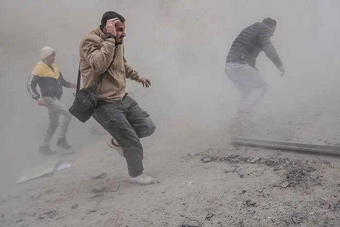 تصاویری دلخراش از حمله دیروز اسرائیل