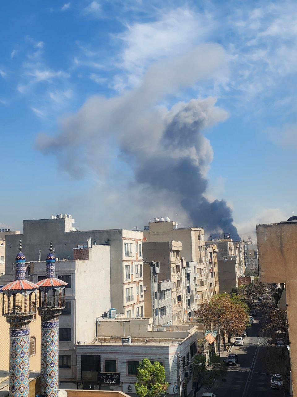 صدای انفجار شدید در شرق تهران 