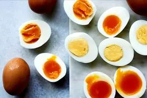 تخم‌مرغ عسلی بهتر است یا آب‌پز سفت؟