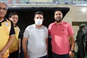 درگیری بازیکن سایپا و گل گهر