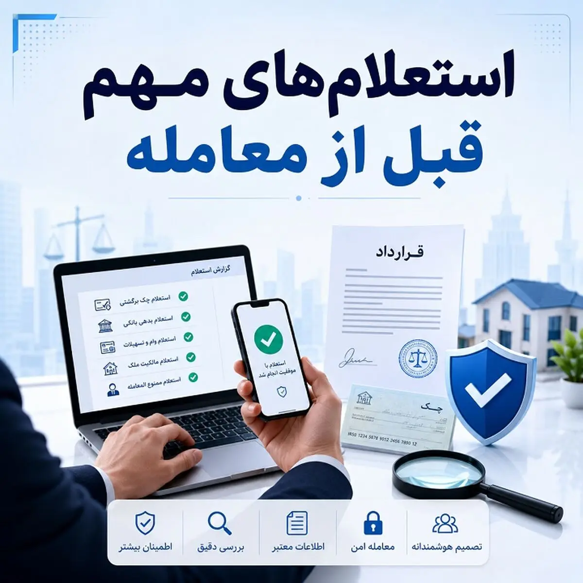 7 استعلام مهم قبل از هر معامله؛ بررسی‌هایی که می‌تواند از ضررهای مالی جلوگیری کند