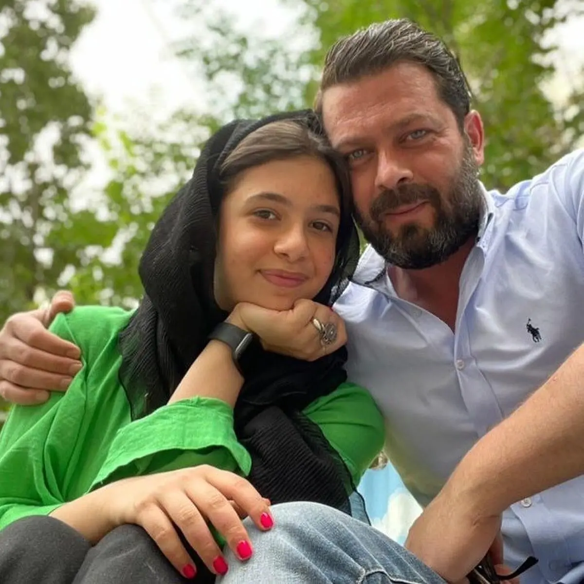 عکس عاشقانه دختر پژمان بازغی حسابی سوژه شد | تغییر چهره ناگهانی دختر پژمان بازغی عقل از سر همه پروند