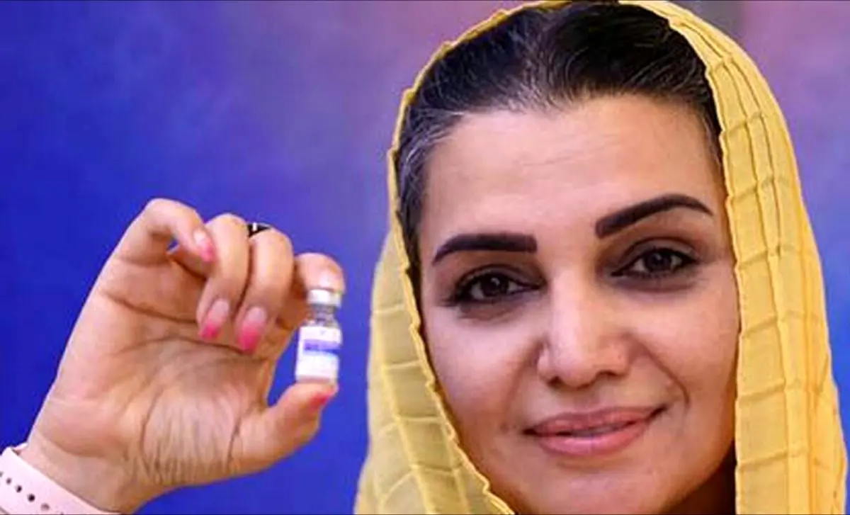 واکنش خانم بازیگر به انتقادها پس از تزریق واکسن کرونا