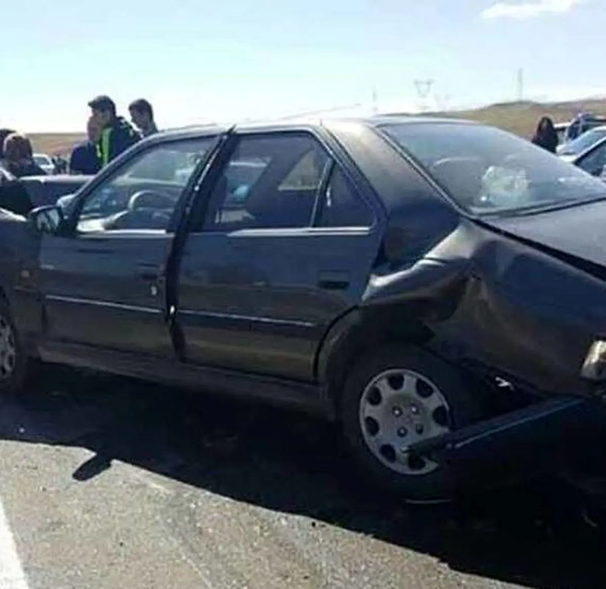 1 کشته در تصادف زنجیره ای