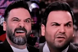 قهقه احسان علیخانی با دندون‌های کامپوزیتی! | خنده چشم قشنگی احسان خان در بهترین روز زندگی‌اش