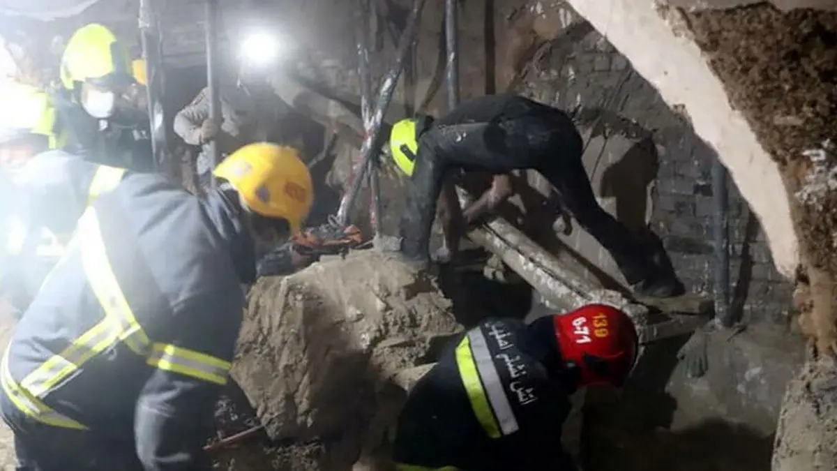 ۲ کارگر در اصفهان زنده به گور شدند