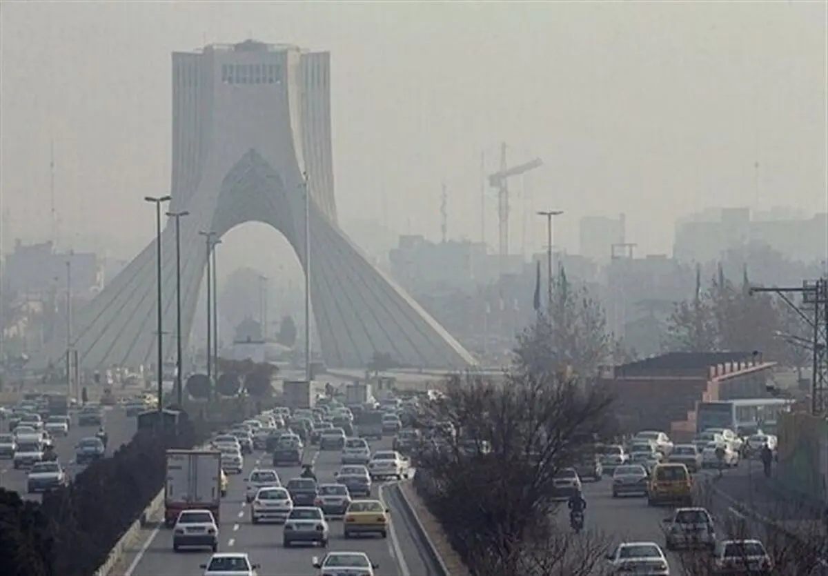 هشدار نارنجی آلودگی هوا در تهران