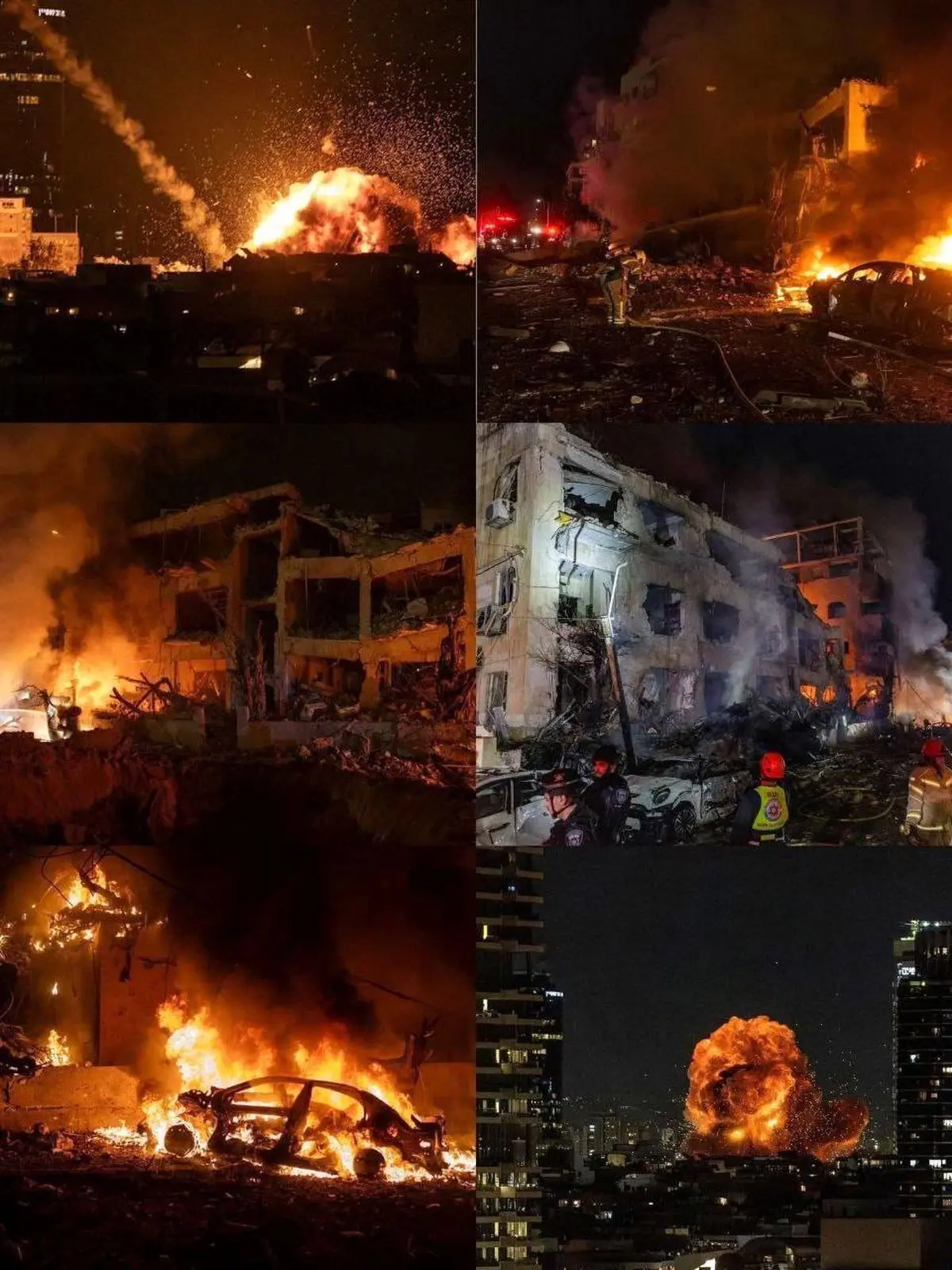  تصاویری از تل‌آویو، در شب گذشته