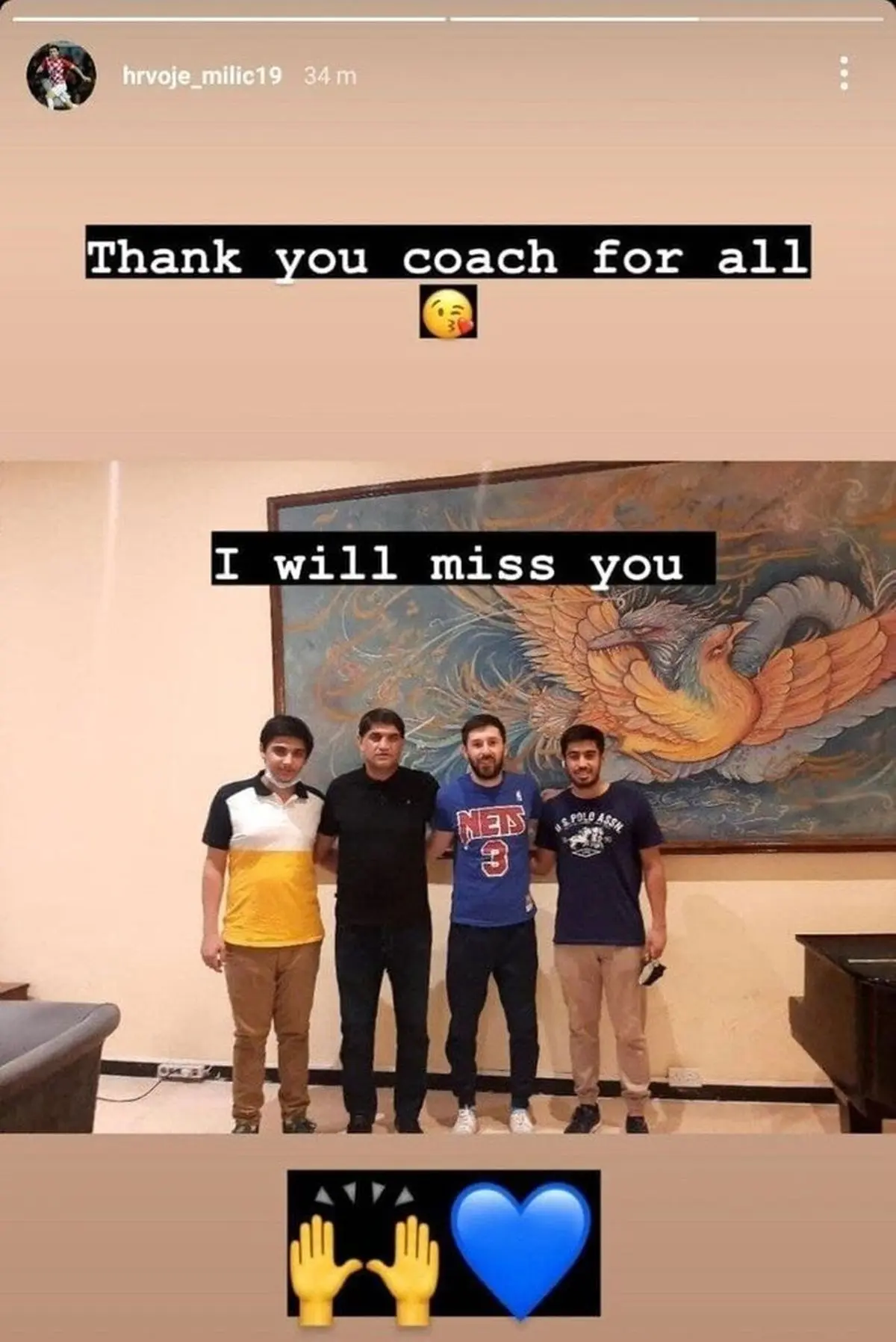 پایان کار میلیچ در استقلال / مدافع کروات خداحافظی کرد / عکس