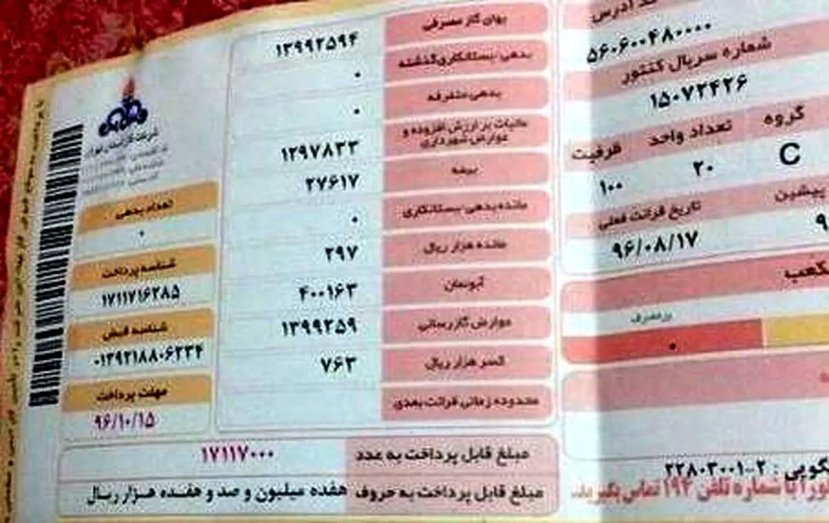 آماری عجیب از مصرف گاز در ایران