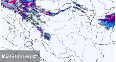 هواشناسی چهارشنبه ۲۲ بهمن | ورود سامانه بارشی جدید 