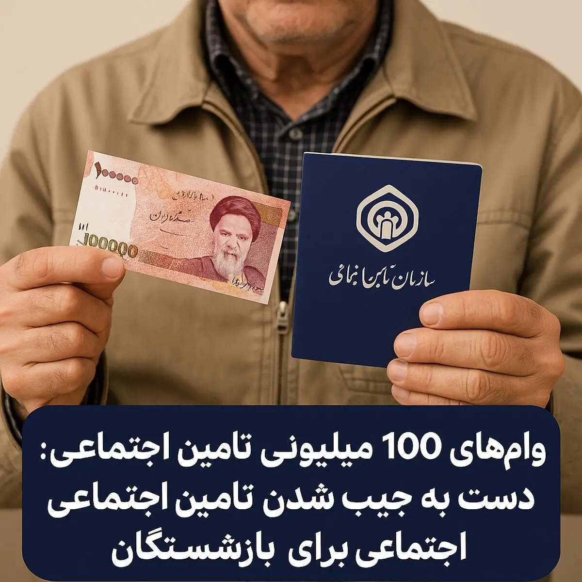 دست به جیب شدن تأمین اجتماعی برای بازنشستگان؛ وام‌های ۱۰۰ میلیونی در راه است