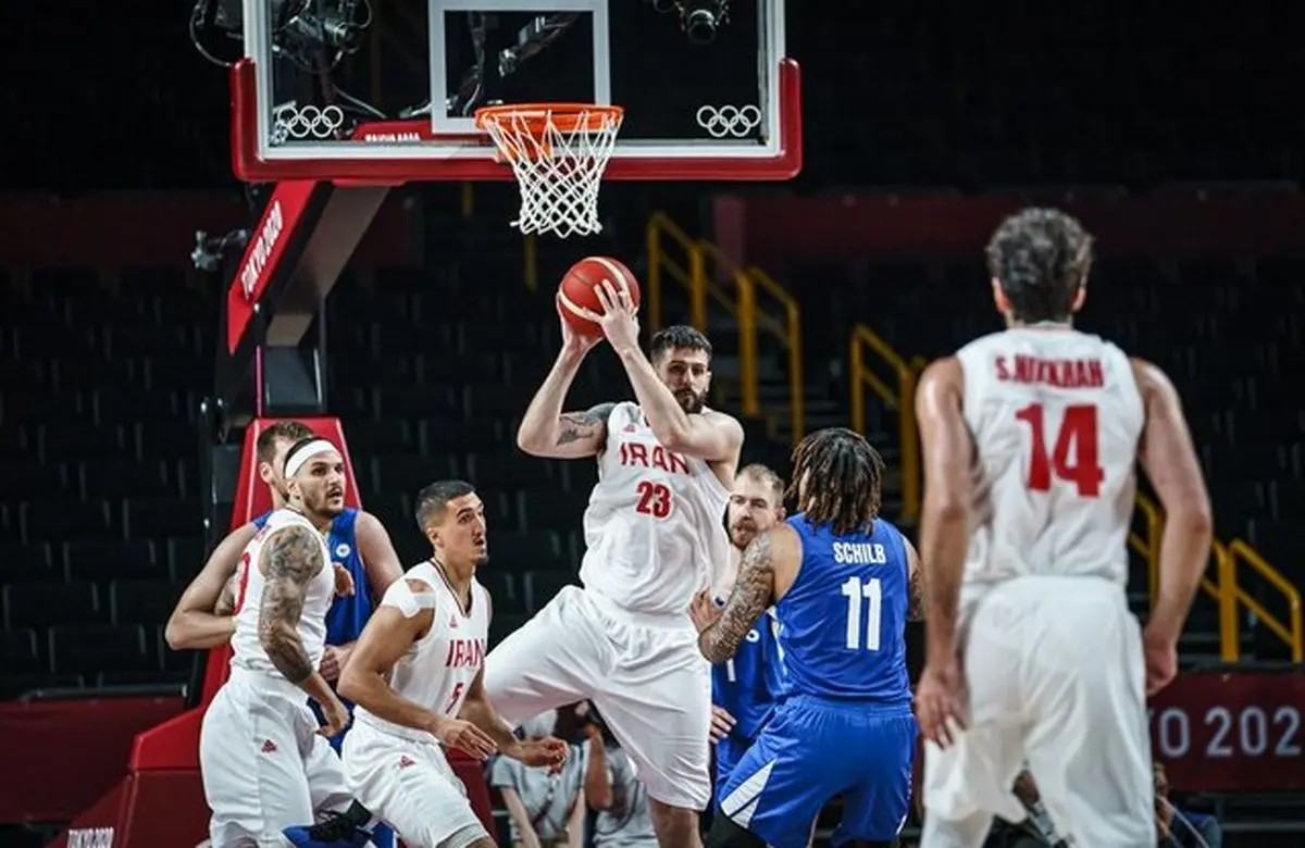 باخت تیم بسکتبال ایران مقابل جمهوری چک