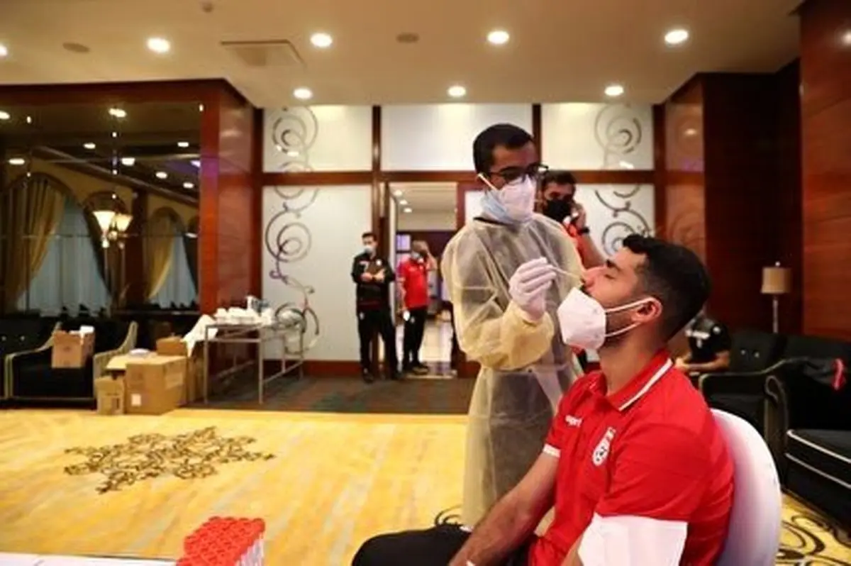 از بازیکنان تیم ملی تست PCR گرفته شد