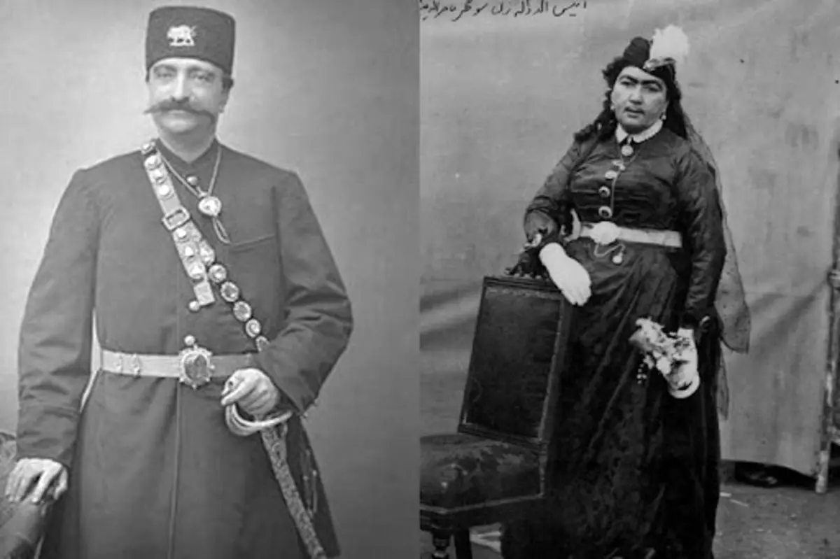 هدیه ولنتاین ناصرالدین شاه برای انیس الدوله