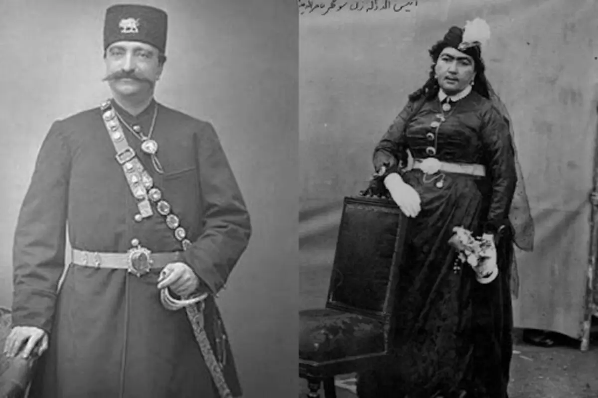 هدیه ولنتاین ناصرالدین شاه برای انیس الدوله