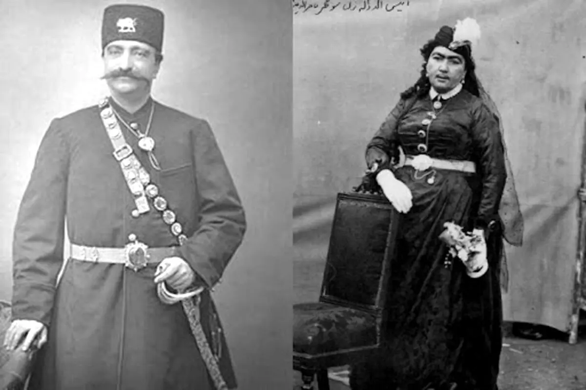 هدیه ولنتاین ناصرالدین شاه برای انیس الدوله