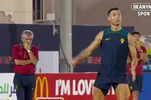 سرزنی کاذب اسم حرکت جدید رونالدو + فیم 