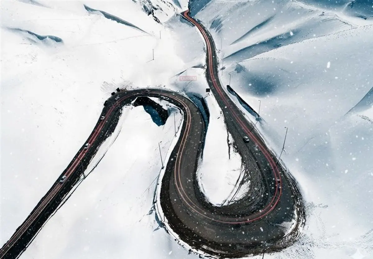 بارش برف و باران در جاده‌های 14 استان