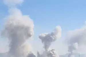 عکسی از انفجارهای دقایقی پیش در شرق تهران