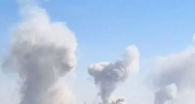 عکسی از انفجارهای دقایقی پیش در شرق تهران