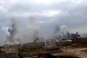 خبر فوری : حمله اسرائیل با بمب سنگرشکن به یمن