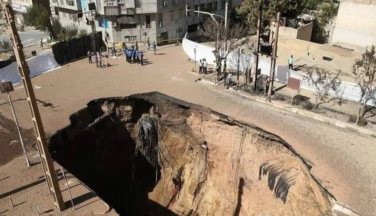 فاجعه در نسیم‌ شهر | فرونشست ۱۵ متری زمین حادثه آفرید