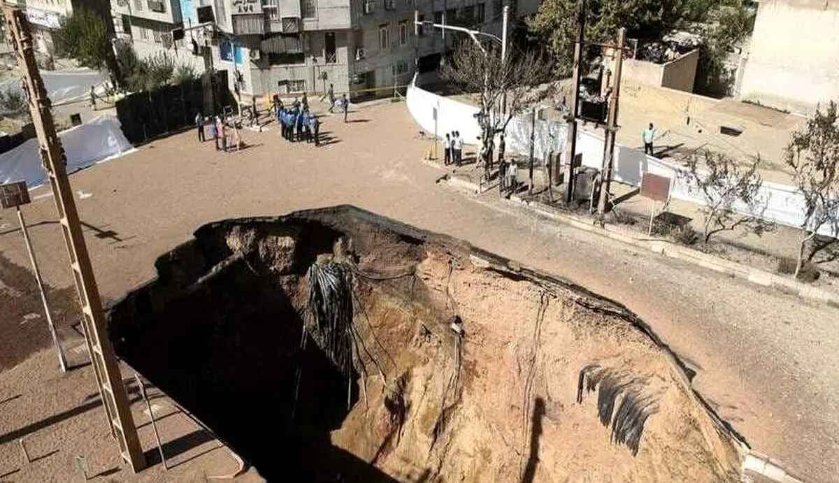 فاجعه در نسیم‌ شهر | فرونشست ۱۵ متری زمین حادثه آفرید