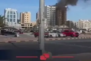 حمله ایران به محل استقرار نظامیان امریکایی در کویت +فیلم