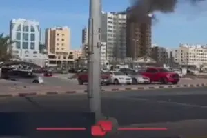 حمله ایران به محل استقرار نظامیان امریکایی در کویت +فیلم