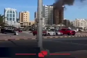 حمله ایران به محل استقرار نظامیان امریکایی در کویت +فیلم