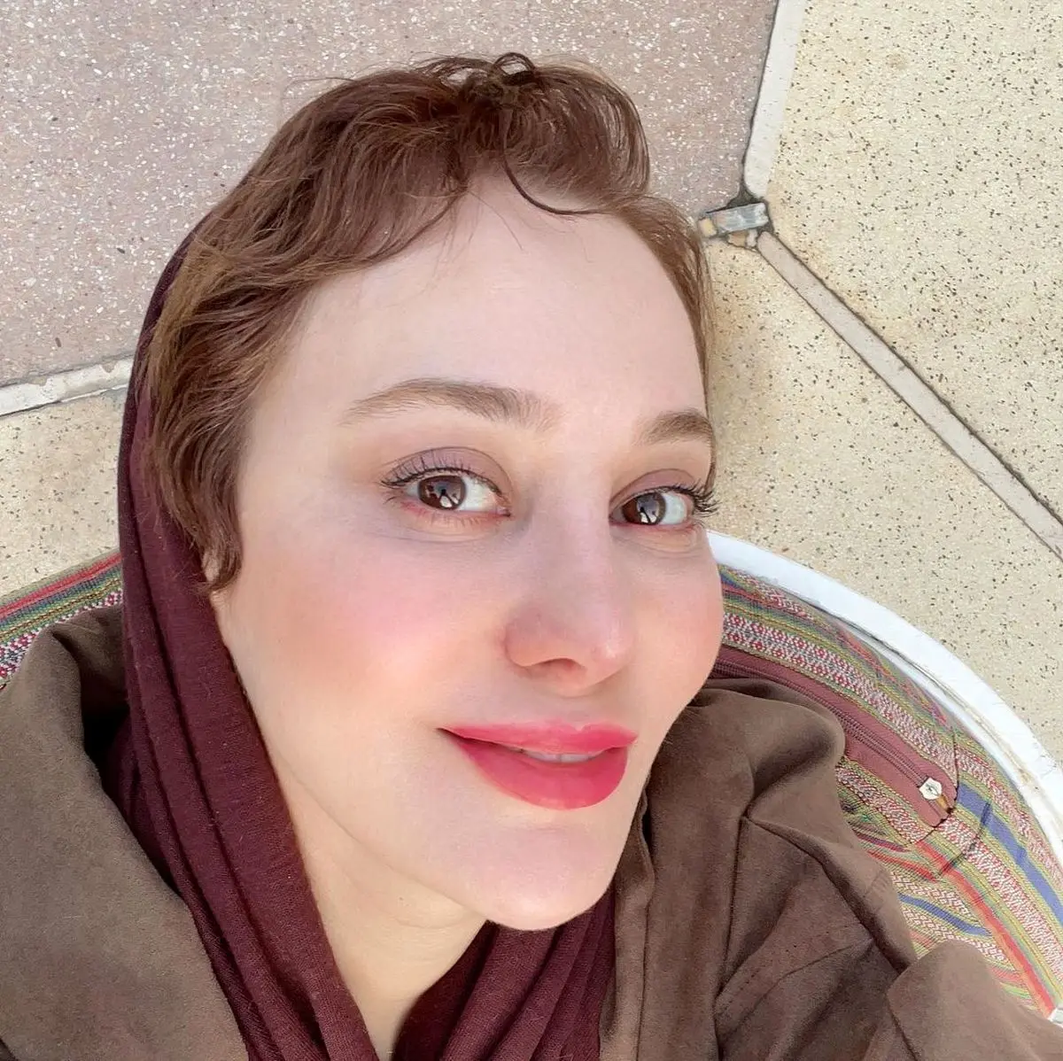 سلفی زیبای آرام جعفری