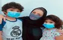 شیلا خداداد وفرزندانش با ماسک+عکس
