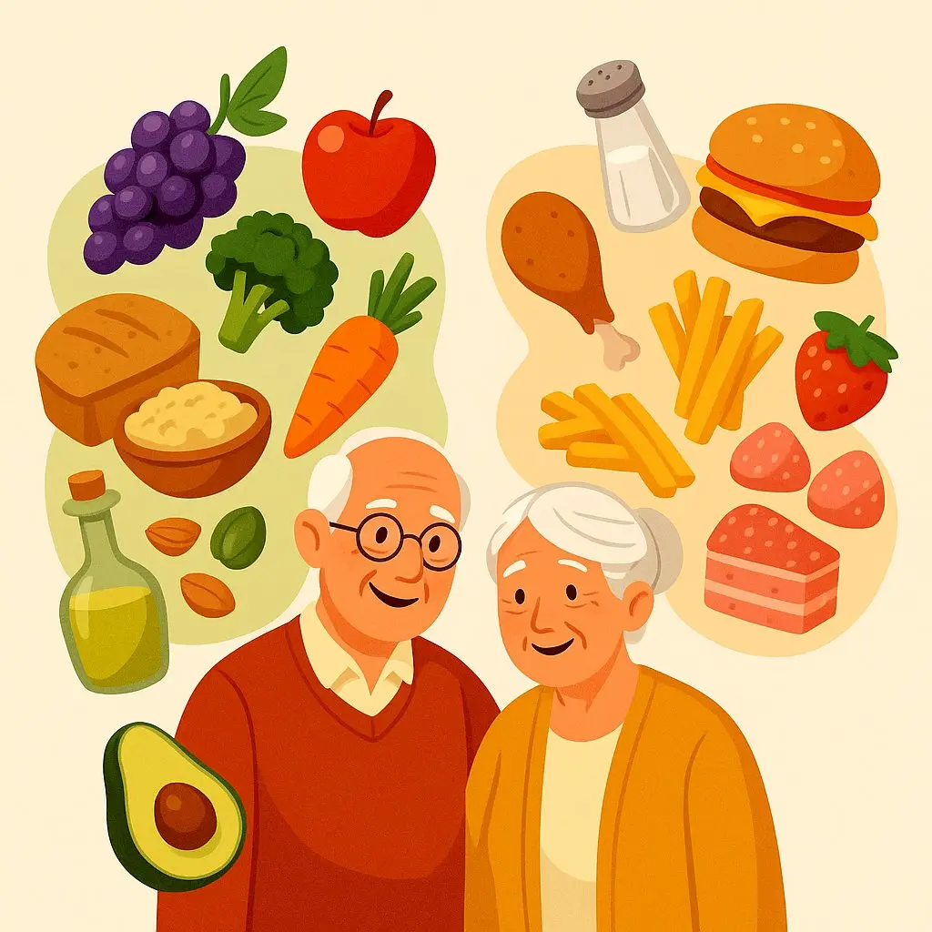 خبر خوب برای سالمندان و بازنشستگان : راز طول عمر در یک برنامه غذایی ساده