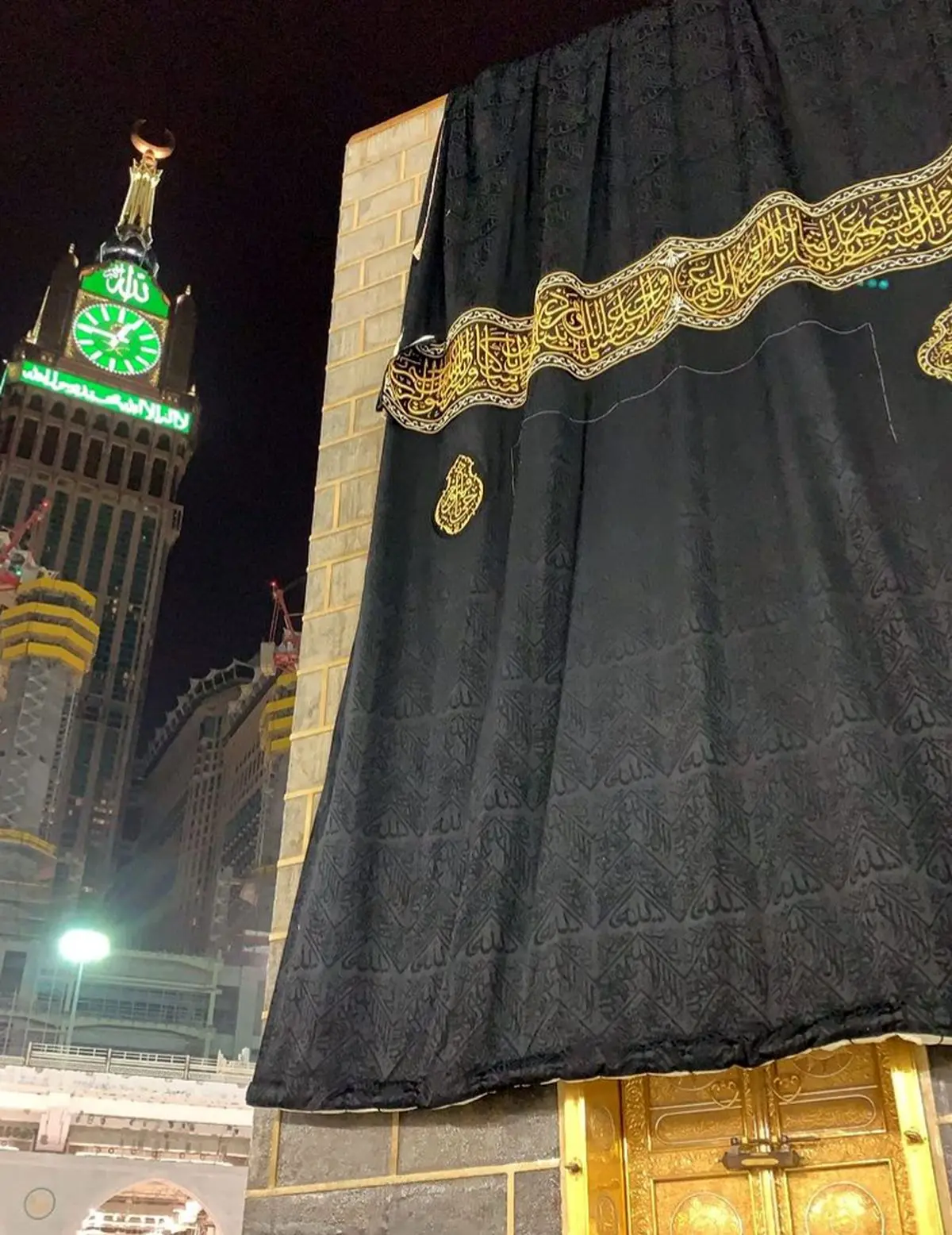 پرده خانه خدا عوض شد+فیلم