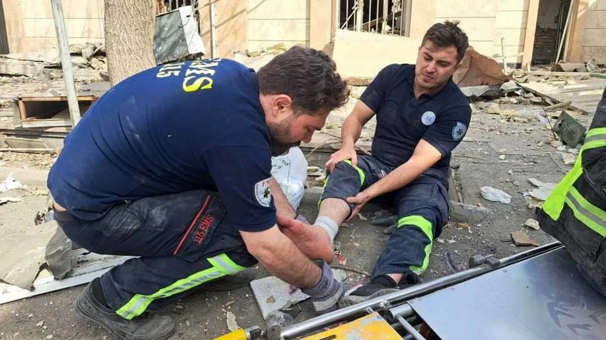 حمله به پایگاه اورژانس تهران در محدودۀ نازی‌آباد +عکس