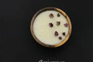 طرز تهیه شیر برنج  یک شیر برنج ساده با بهترین طعم