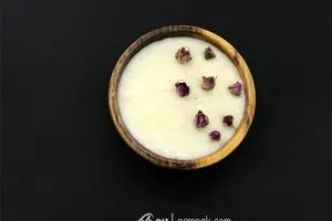 طرز تهیه شیر برنج  یک شیر برنج ساده با بهترین طعم