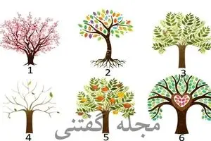 یک درخت و انتخاب کن تا مهمترین ویژگی شخصیتتو بهت بگم | تست شخصیت شناسی