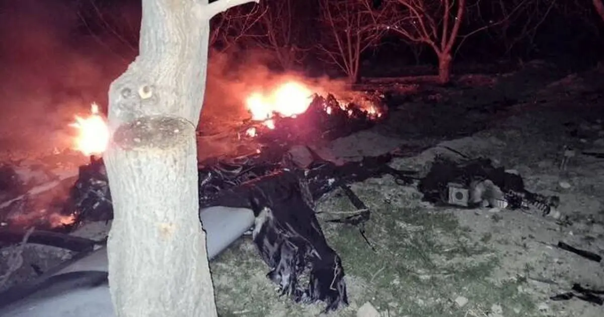 شکار 1 فروند پهپاد هرمس در بروجرد + تصاویر