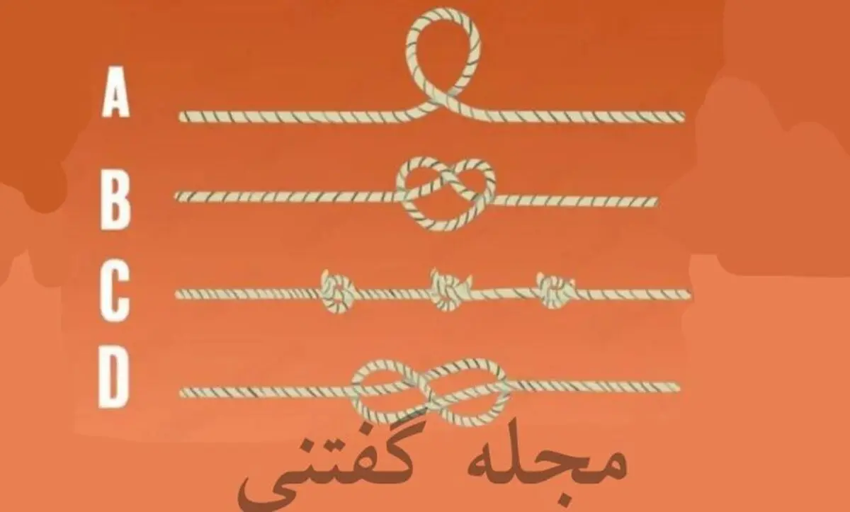 یک طناب و انتخاب کن تا مهمترین بد اخلاقی تو بگم | تست شخصیت شناسی