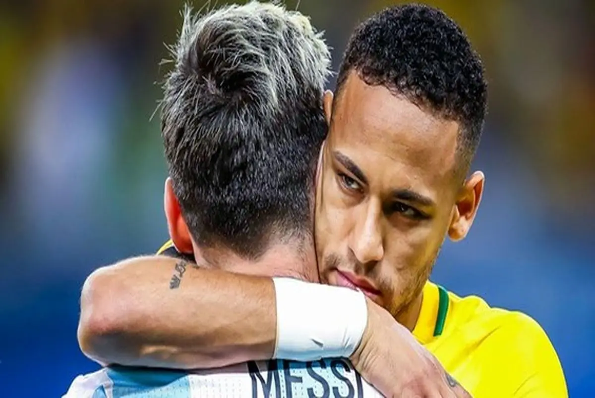 تبریک ویژه نیمار به مسی پس از قهرمانی