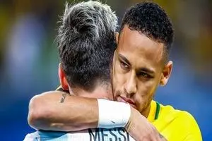 تبریک ویژه نیمار به مسی پس از قهرمانی