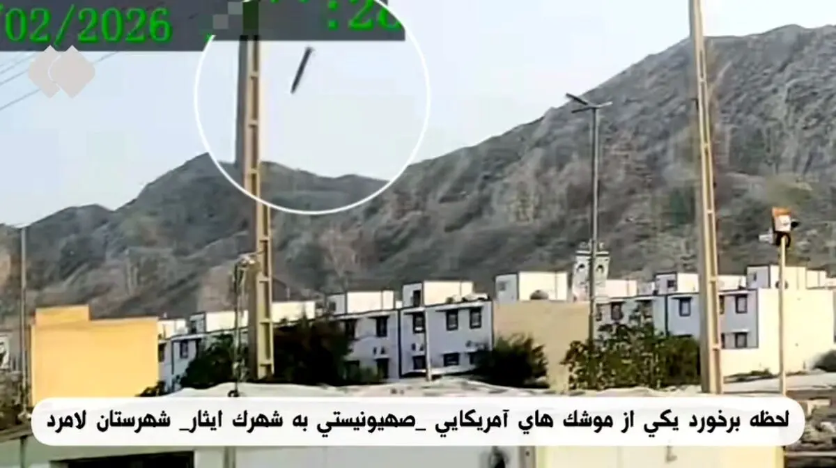 فیلمی هولناک از لحظات اولیه حمله به مناطق مسکونی لامرد