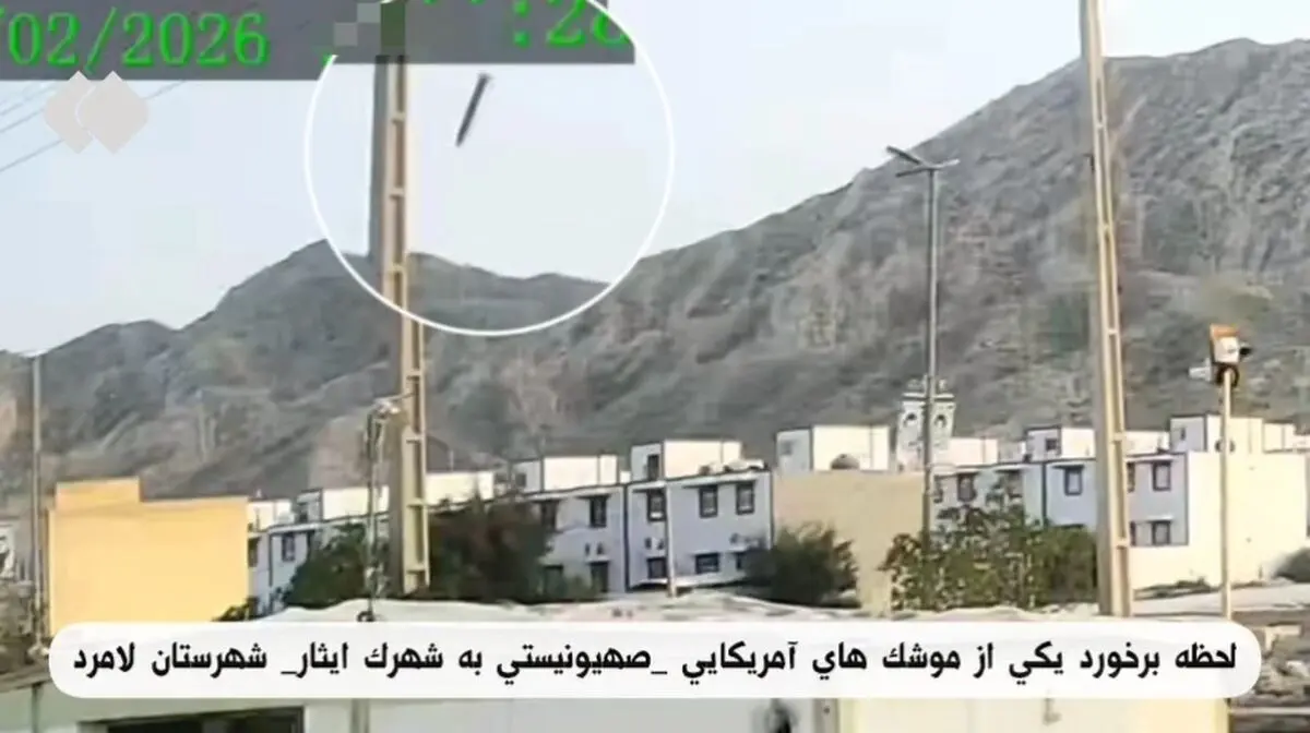 فیلمی هولناک از لحظات اولیه حمله به مناطق مسکونی لامرد