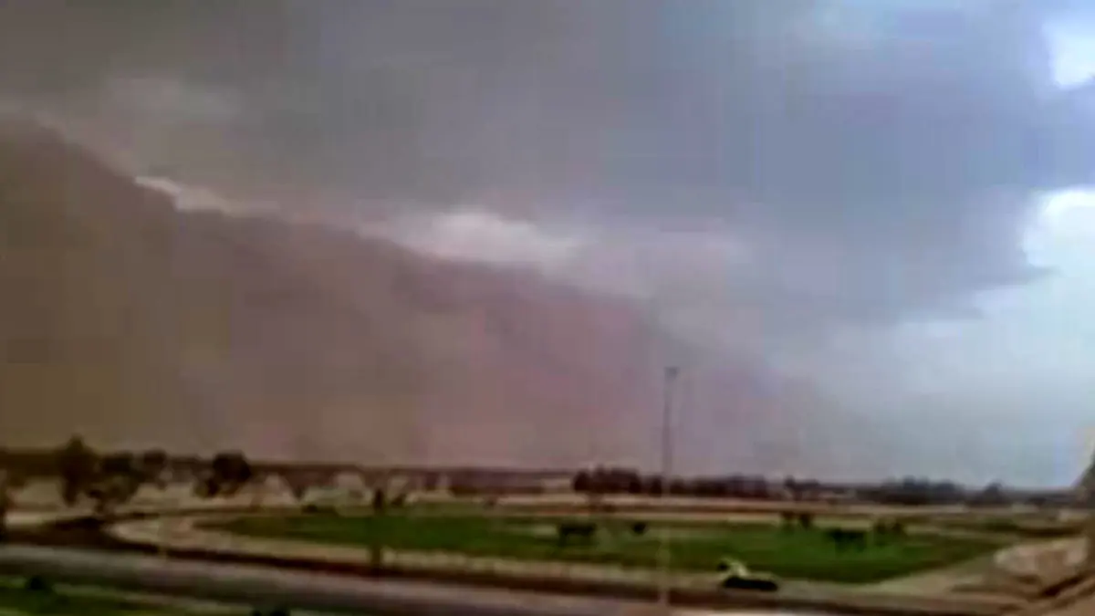 طوفان آخرالزمانی در ریاض+فیلم